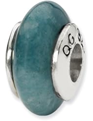 Sterling Silver Reflections Apatite Stone Bead
