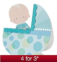 Rocking Baby Boy Card