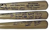 2000 New York Yankees Team Signed Bat