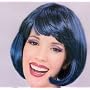 Super Model Wigs Halloween Wigs Blue