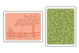 Sizzix Textured Impressions Embossing Folders 2/Pkg-Fall