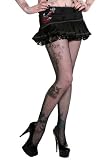 Living Dead Souls Womens/Juniors SAILOR ANCHOR PLEATED MINI SKIRT