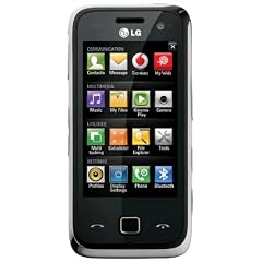 LG GM750 schwarz Handy mit Vodafone Branding