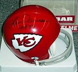 Len Dawson Signed Chiefs Riddell Mini Helmet w/HOF'87
