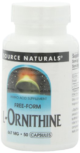 source naturals l ornithine 667mg 50 capsules