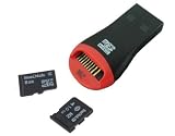 USB2.0 MICRO-SD / M2 MEMORY CARD READER - SDHC UP TO 32GB (Compatible With Windows 7) by Serena