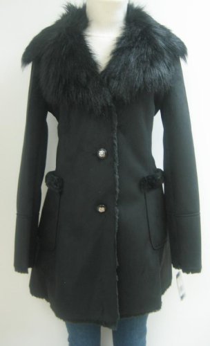 guess faux shearling jacket