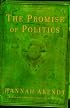 The Promise of Politics