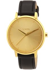 Nixon A108-1501 The Kensington Leather Gold Watch