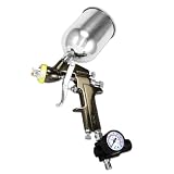 Professional Grade 1.7mm HVLP Air Spray Gun with Gun Metal Finish