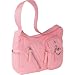Dolce Girl Canvas Hobo with Hearts