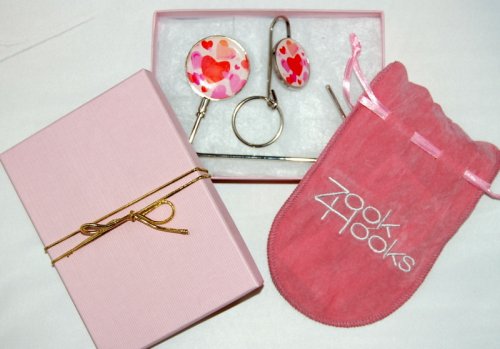 Heart Purse Hanger and Key Hook Set