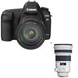 Canon EOS-5D Mark II Digital SLR Camera with EF 24-105L Image Stabilized Lens & EF 200mm f/2L IS USM Image Stabilizer AutoFocus Lens - USA Warranty