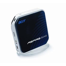 Acer Aspire Revo R3600 Desktop PC (Intel Atom N230 1.6 Ghz, 2 GB RAM, 160 GB HDD, Vista Home Premium)