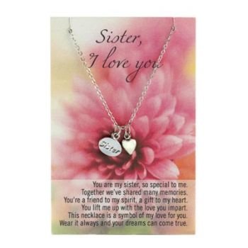 I Love You Sister Necklace
