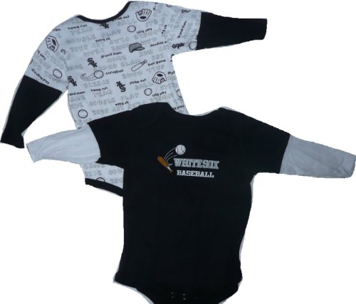 Chicago White Sox 2pc Onesie / Creeper Set Baby 24 Month