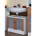 Posseik 5416 33 Waschbeckenunterschrank Nizza Buche Nachbildung, wei�