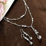 Freshwater Pearl Double Drop Jewelry Set