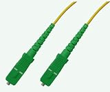 1M Singlemode Simplex Fiber Optic Cable (9/125) SC/SC APC.