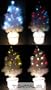Tektrum 23" White Feather Color Changing Fiber Optic Lights Tree With White LEDs For Christmas/Holiday/Party
