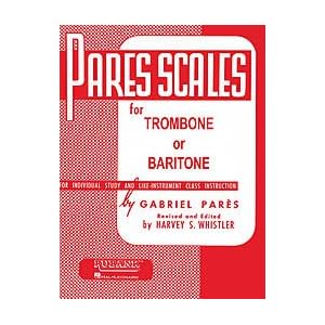 Hal Leonard Rubank Pares Scales for Trombone Or Baritone