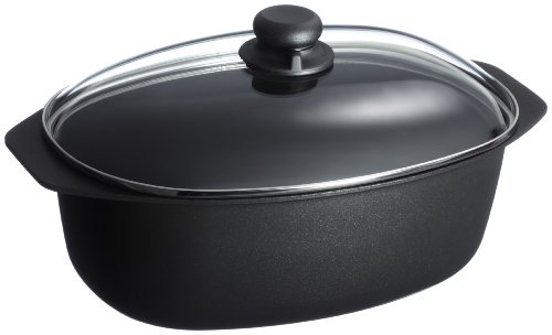 Look Cookware 6-Quart Oval Roaster with Lid