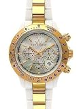 Toy Watch Quartz, Mother of Pearl Dial with White Goldtone Bracelet - Women's Watch 18218-GD