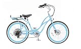 Pedego Step-Through Cruiser Blue with Blue Rims