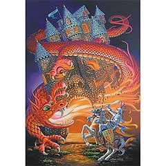 41855Q54CTL Dragon Slayer Jigsaw Puzzle 100pc