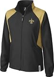New Orleans Saints Full Zip Velour Cheer Jacket - Touch by Alyssa Milano - Large