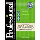 Professional Dry Food for Adult Dogs, Chicken and Rice Low Fat Formula, 35 Pound Bag
