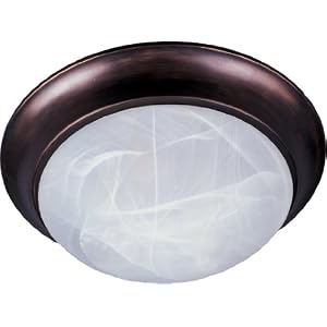 Casual 1-Light Flush Mount - Oil-Rubbed Bronze