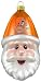 Cleveland Browns Blown Glass Santa Cap Christmas Tree Ornament