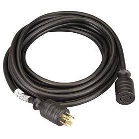 Reliance Controls PC2020 20-Feet 20-Amp L14-20 Generator Power Cord for up to 5000-Watt Generators by Reliance