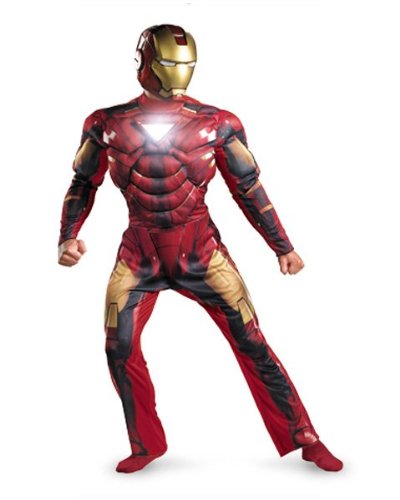 Iron Man Mark 6 Light-up Costume Adult Jacket Size 42-46