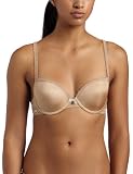 Jessica Simpson Womens Beaded Lace Demi Lightly Padded Foam Bra