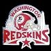 Glossy NFL Team Pin - Washington Redskins