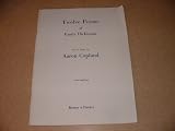Twelve poems of Emily Dickinson set to music (Voice and piano)