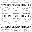 Set of 10 Professional Collector's Dealer Buttons - Casino Supplies > Licensed Products