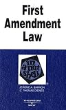 First Amendment Law (Nutshell Series)
