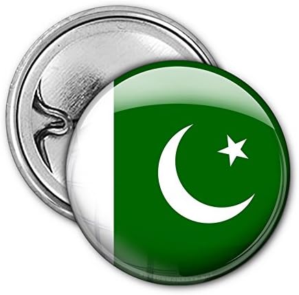 Pakistan Flag Pin Button 1"