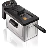Hamilton Beach 35033 Hamilton Beach 12-Cup Oil Capacity Deep Fryer, Silver