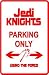 JEDI KNIGHTS PARKING sign * street star wars