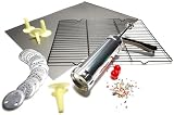Pike Street Spritz Cookie Press Set with Bonus Cooling Rack