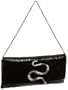 Kenneth Jay Lane Isis Clutch,Black,one size