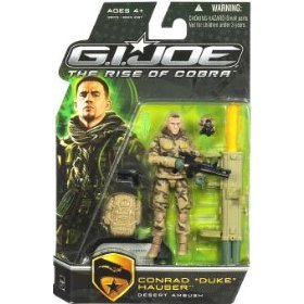 G.I. Joe The Rise of Cobra 3 3/4" Action Figure Conrad Duke Hauser Desert Ambush