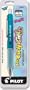 Pilot Dr. Grip Gel Ink Rolling Ball Pens, Fine Point, Electric Blue Neon Barrel, Black Ink, 1-Count, 36260