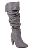 Torrid Plus Size Sasha Grey Cuff Knee-High Boot