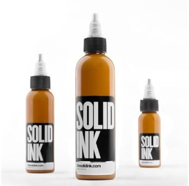 SOLID Tattoo Ink -DULCE DE LECHE- 1oz Bottles -Tattoo Supplies-