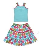 Polka Dot Skirt and Top Set